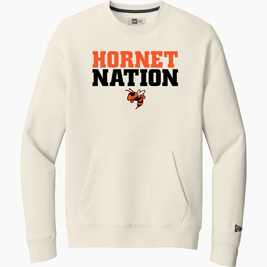 Beech Grove Hornets New Era Men's Heritage Fleece Pocket Crew