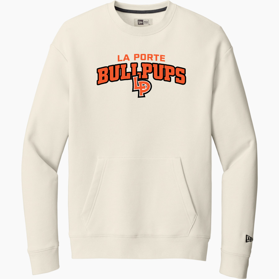 La Porte Bullpups New Era Men's Heritage Fleece Pocket Crew