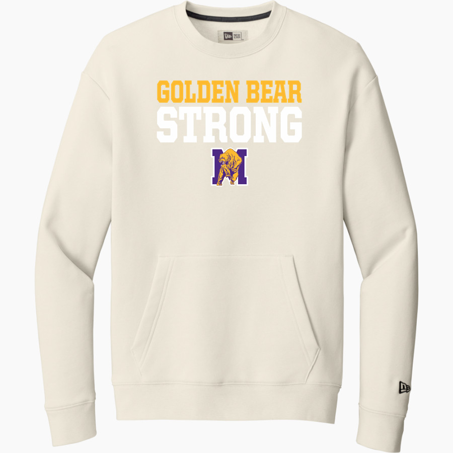 Miles Golden Bears New Era Men's Heritage Fleece Pocket Crew
