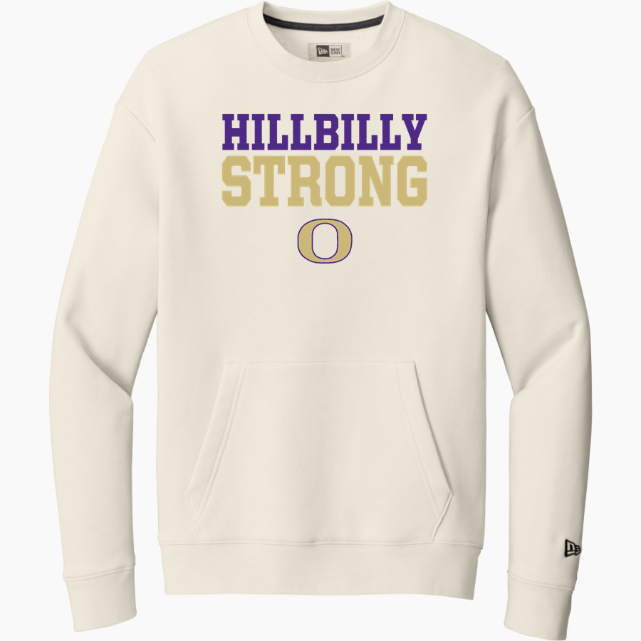 OZARK HIGH SCHOOL HILLBILLIES <span class="pdp-name-mascot">OZARK HILLBILLIES</span> New Era Men's Heritage Fleece Pocket Crew