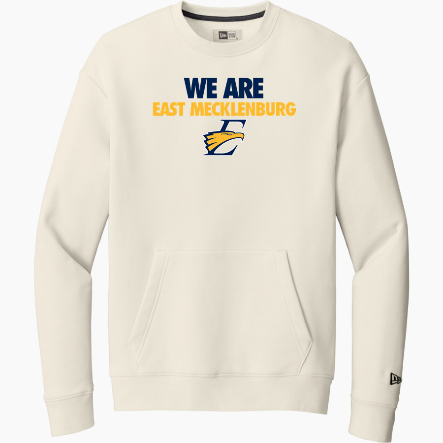 EAST MECKLENBURG HIGH SCHOOL EAGLES <span class="pdp-name-mascot">EAST MECKLENBURG EAGLES</span> New Era Men's Heritage Fleece Pocket Crew