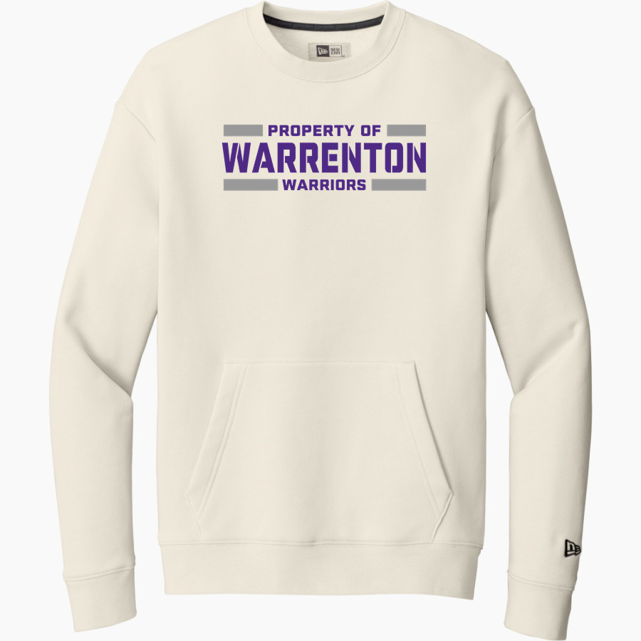 Warrenton Warriors New Era Men's Heritage Fleece Pocket Crew