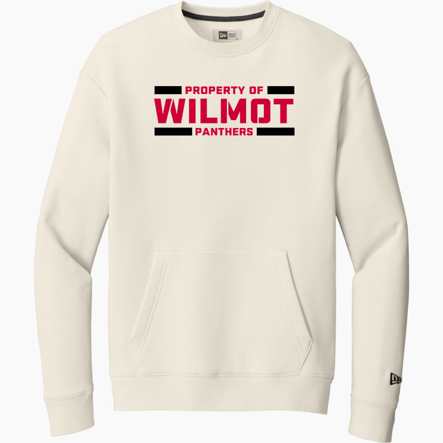 WILMOT UNION HIGH SCHOOL PANTHERS <span class="pdp-name-mascot">WILMOT PANTHERS</span> New Era Men's Heritage Fleece Pocket Crew