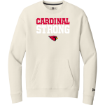 Annandale Cardinals <span class="pdp-name-mascot">Annandale Schools Cardinals</span> New Era Men's Heritage Fleece Pocket Crew Front Thumbnail