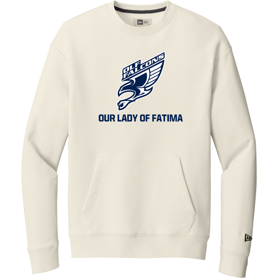 Our Lady of Fatima Falcons <span class="pdp-name-mascot">Our Lady of Fatima Parish School Falcons</span> New Era Men's Heritage Fleece Pocket Crew