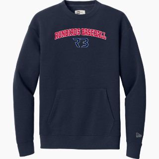 New Era Men's Heritage Fleece Pocket Crew