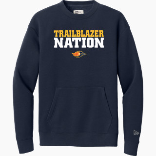 New Era Men's Heritage Fleece Pocket Crew