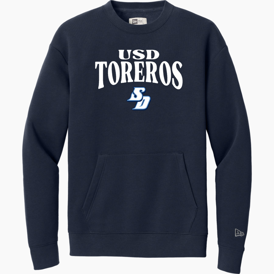 University of San Diego Toreros <span class="pdp-name-mascot">USD Toreros</span> New Era Men's Heritage Fleece Pocket Crew