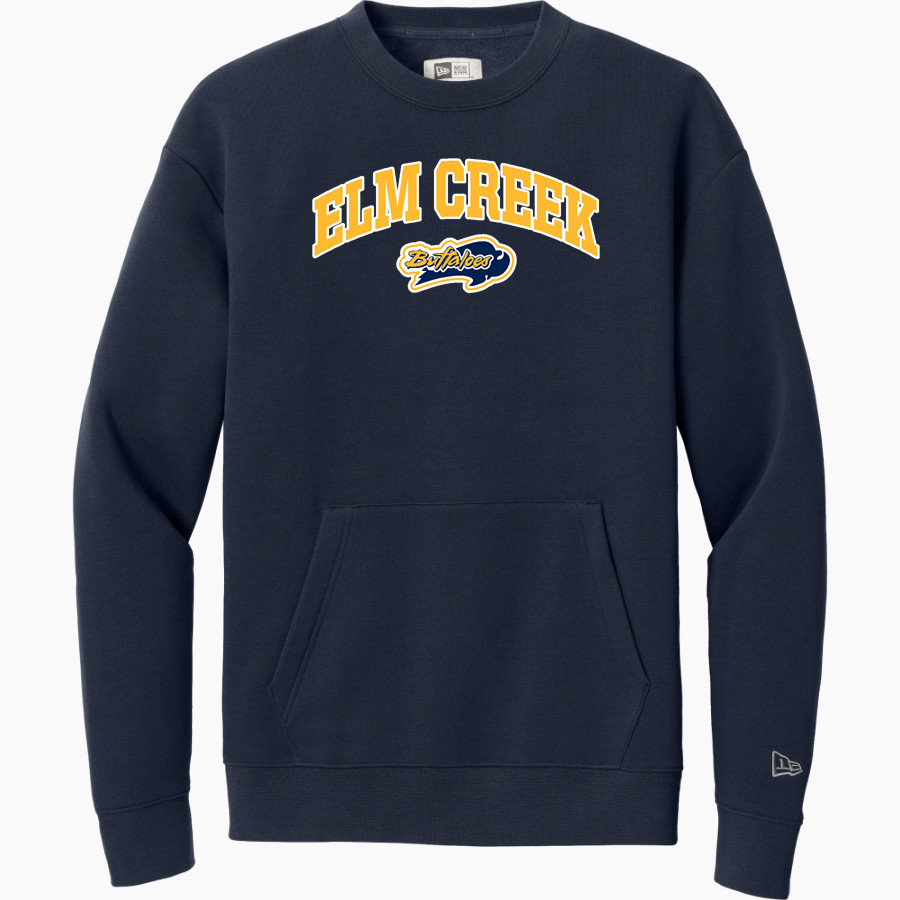 Elm Creek Buffaloes <span class="pdp-name-mascot">Elm Creek Buffaloes</span> New Era Men's Heritage Fleece Pocket Crew