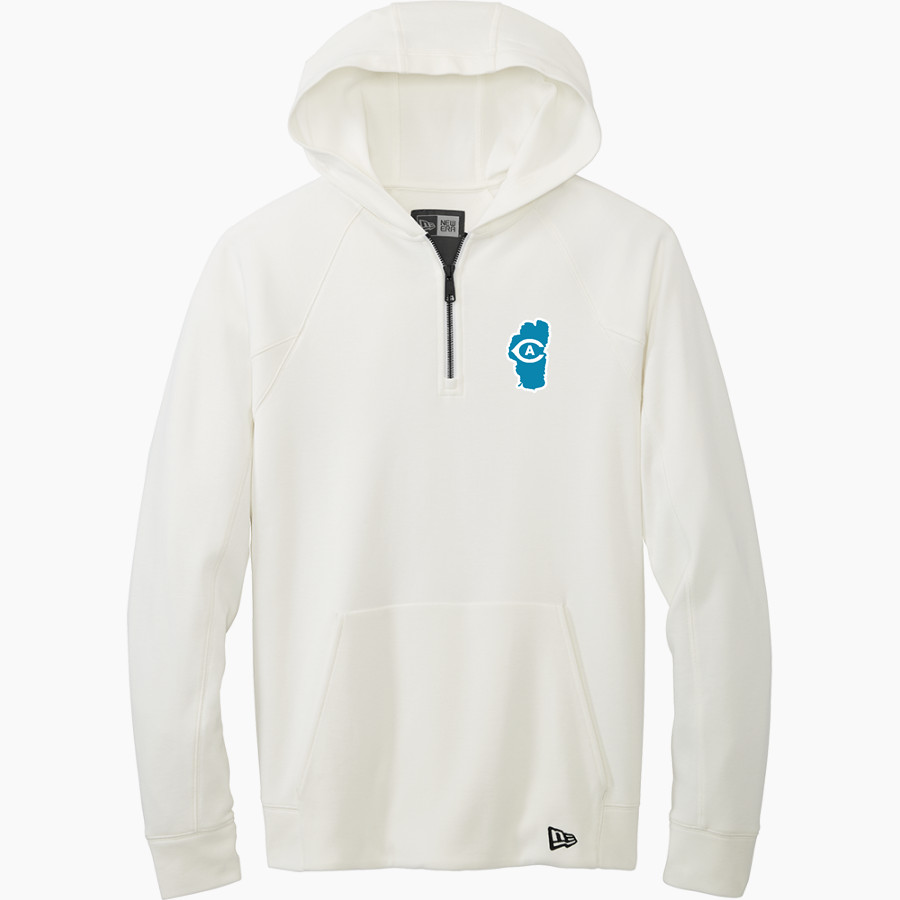 Aggie Sideline Store UC Davis New Era Men's STS 1/4-Zip Hoodie