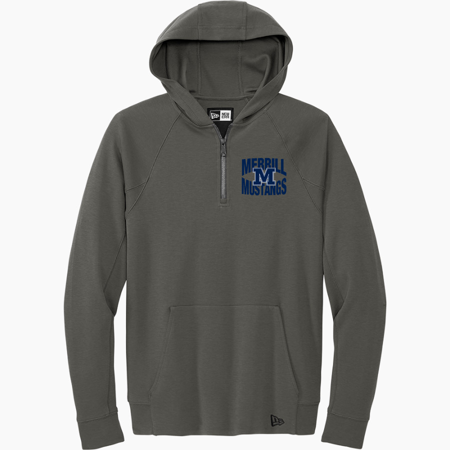 Merrill Mustangs New Era Men's STS 1/4-Zip Hoodie