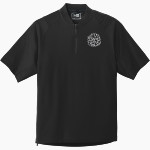 Kamehameha Maui Warriors <span class="pdp-name-mascot">Kamehameha Maui Warriors</span> New Era Men's Cage Short Sleeve 1/4-Zip Jacket Front Thumbnail