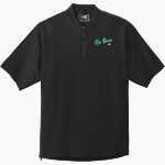 ULS Jr. Bows <span class="pdp-name-mascot">Junior Rainbows</span> New Era Men's Cage Short Sleeve 1/4-Zip Jacket Front Thumbnail