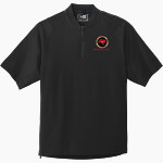 MCINTOSH COUNTY ACADEMY BUCCANEERS <span class="pdp-name-mascot">MCINTOSH COUNTY ACADEMY BUCCANEERS</span> New Era Men's Cage Short Sleeve 1/4-Zip Jacket Front Thumbnail