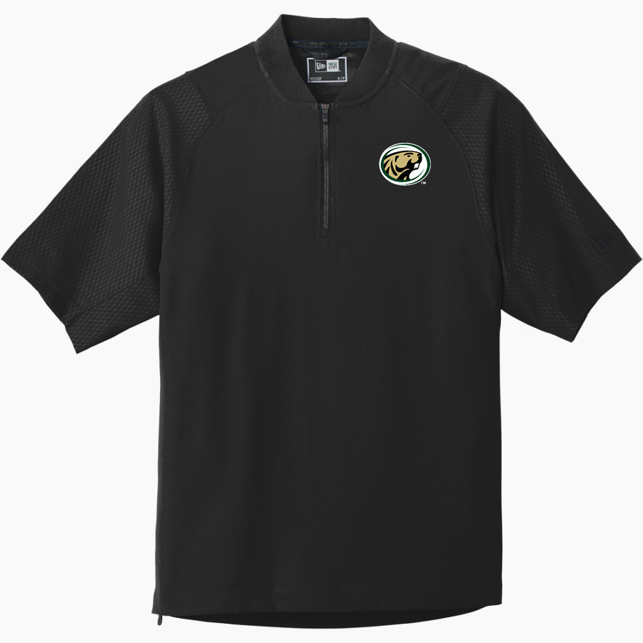 Bemidji State Athletics <span class="pdp-name-mascot">Bemidji State Beavers</span> New Era Men's Cage Short Sleeve 1/4-Zip Jacket