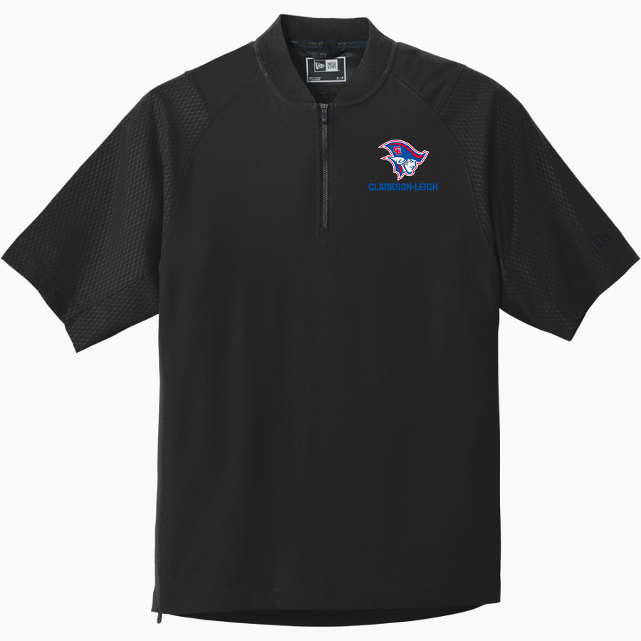 Clarkson-Leigh Patriots <span class="pdp-name-mascot">Clarkson-Leigh Patriots</span> New Era Men's Cage Short Sleeve 1/4-Zip Jacket