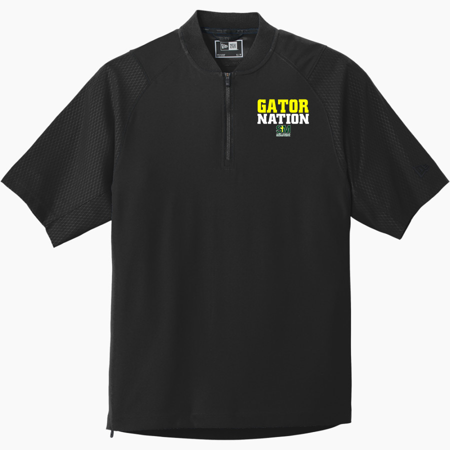 St. Michael Gators New Era Men's Cage Short Sleeve 1/4-Zip Jacket