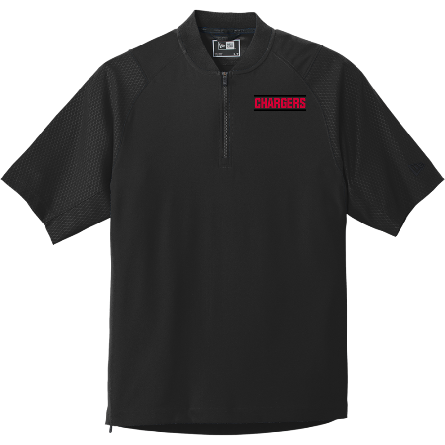 Fishers Chargers <span class="pdp-name-mascot">Fishers Chargers</span> New Era Men's Cage Short Sleeve 1/4-Zip Jacket