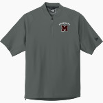 Mishawaka Cavemen New Era Men's Cage Short Sleeve 1/4-Zip Jacket Front Thumbnail