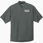 NOWATA HIGH SCHOOL IRONMEN <span class="pdp-name-mascot">NOWATA IRONMEN</span> New Era Men's Cage Short Sleeve 1/4-Zip Jacket Front Thumbnail