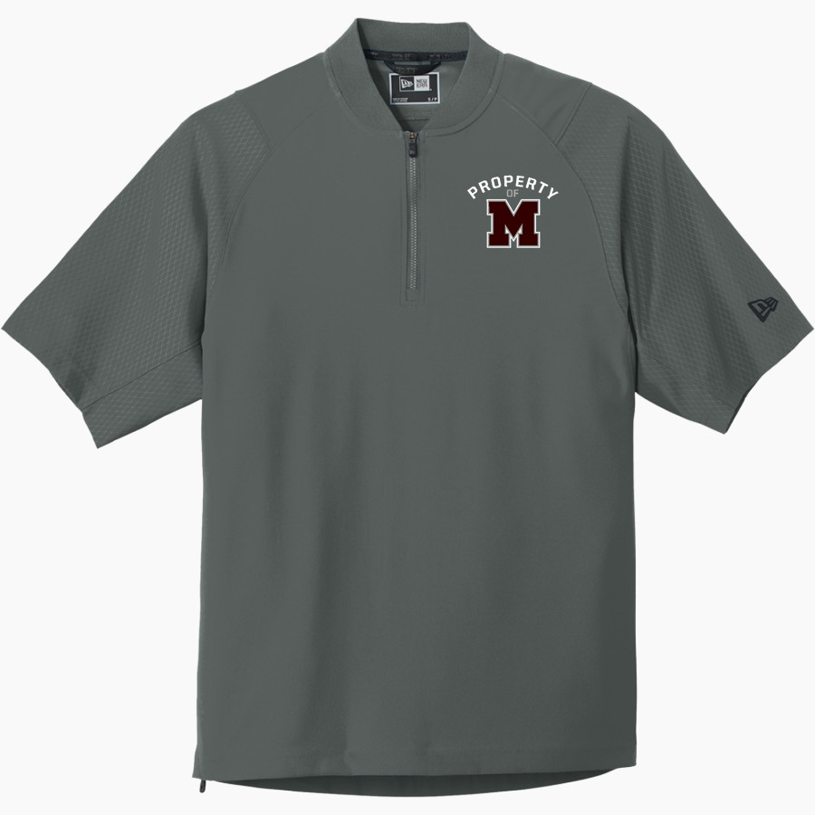 Mishawaka Cavemen New Era Men's Cage Short Sleeve 1/4-Zip Jacket