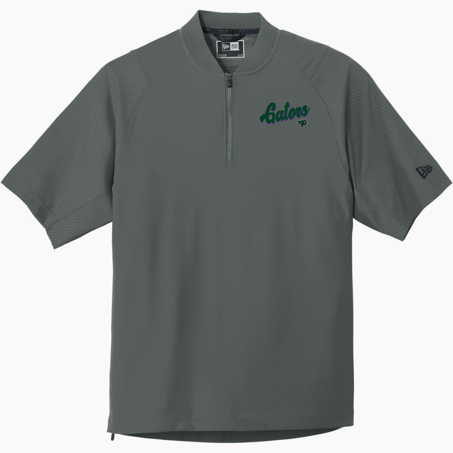 Virginia Peninsula Gators <span class="pdp-name-mascot">Virginia Peninsula Community College Gators</span> New Era Men's Cage Short Sleeve 1/4-Zip Jacket