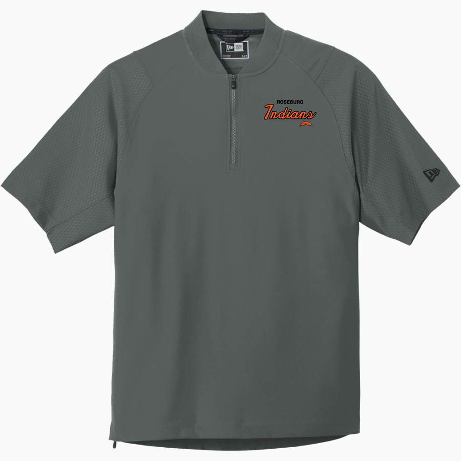 Roseburg Indians <span class="pdp-name-mascot">Roseburg Indians</span> New Era Men's Cage Short Sleeve 1/4-Zip Jacket
