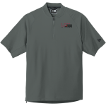 St. Clement Cardinals <span class="pdp-name-mascot">St. Clement School Cardinals</span> New Era Men's Cage Short Sleeve 1/4-Zip Jacket Front Thumbnail