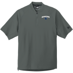 Manhattan Christian Thunder <span class="pdp-name-mascot">Manhattan Christian Thunder</span> New Era Men's Cage Short Sleeve 1/4-Zip Jacket Front Thumbnail