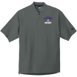 LUHI Lions <span class="pdp-name-mascot">Lutheran Lions</span> New Era Men's Cage Short Sleeve 1/4-Zip Jacket Front Thumbnail