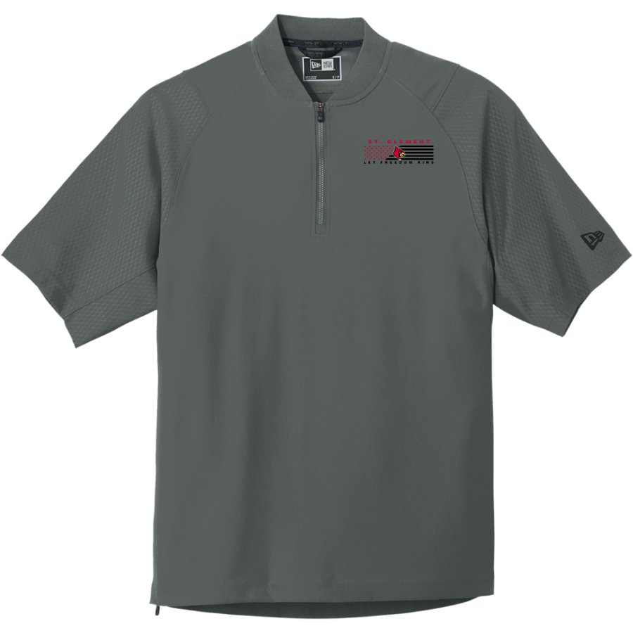 St. Clement Cardinals <span class="pdp-name-mascot">St. Clement School Cardinals</span> New Era Men's Cage Short Sleeve 1/4-Zip Jacket