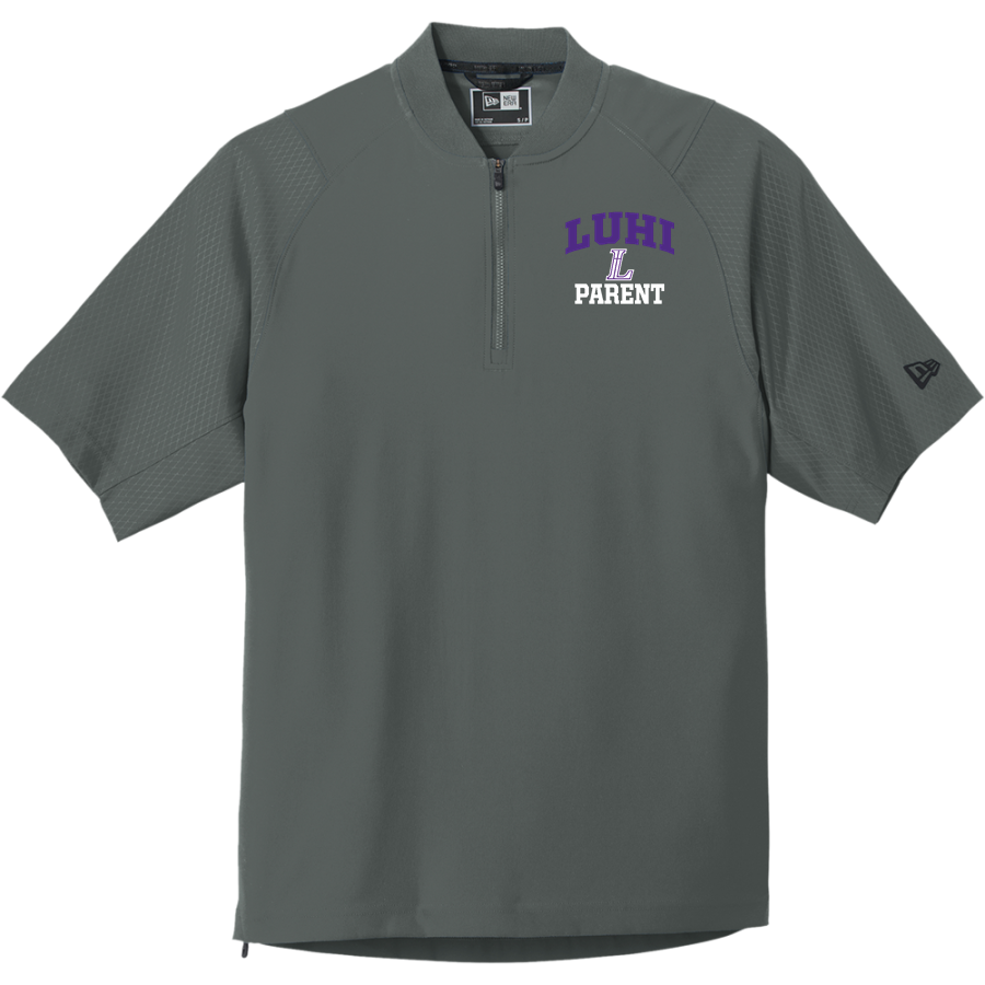 LUHI Lions <span class="pdp-name-mascot">Lutheran Lions</span> New Era Men's Cage Short Sleeve 1/4-Zip Jacket