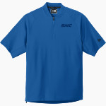 Santa Monica Corsairs <span class="pdp-name-mascot">Santa Monica College Corsairs</span> New Era Men's Cage Short Sleeve 1/4-Zip Jacket Front Thumbnail