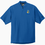 HOMESTEAD HIGH SCHOOL SPARTANS <span class="pdp-name-mascot">HOMESTEAD SPARTANS</span> New Era Men's Cage Short Sleeve 1/4-Zip Jacket Front Thumbnail