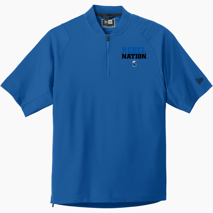 REHOBETH HIGH SCHOOL REBELS New Era Men's Cage Short Sleeve 1/4-Zip Jacket