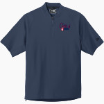 Christ Episcopal Wildcats <span class="pdp-name-mascot">Christ Episcopal Wildcats</span> New Era Men's Cage Short Sleeve 1/4-Zip Jacket Front Thumbnail