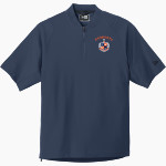 Glenn Grizzlies <span class="pdp-name-mascot">Tom Glenn Grizzlies</span> New Era Men's Cage Short Sleeve 1/4-Zip Jacket Front Thumbnail