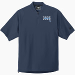 University of San Diego Toreros <span class="pdp-name-mascot">USD Toreros</span> New Era Men's Cage Short Sleeve 1/4-Zip Jacket Front Thumbnail