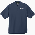 BONNERS FERRY HIGH SCHOOL BADGERS <span class="pdp-name-mascot">BONNERS FERRY BADGERS</span> New Era Men's Cage Short Sleeve 1/4-Zip Jacket Front Thumbnail