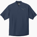 Clarion Golden Eagles <span class="pdp-name-mascot">Clarion - Penn West University Golden Eagles</span> New Era Men's Cage Short Sleeve 1/4-Zip Jacket Front Thumbnail