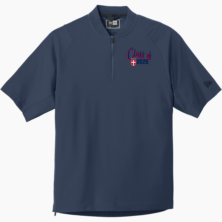 Christ Episcopal Wildcats <span class="pdp-name-mascot">Christ Episcopal Wildcats</span> New Era Men's Cage Short Sleeve 1/4-Zip Jacket