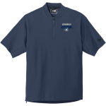 Metropolitan Wolves <span class="pdp-name-mascot">Metropolitan Community College Wolves</span> New Era Men's Cage Short Sleeve 1/4-Zip Jacket Front Thumbnail