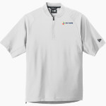 New Haven U.S.D. New Haven U.S.D. New Era Men's Cage Short Sleeve 1/4-Zip Jacket Front Thumbnail