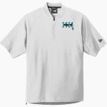 Miami Lakes Jaguars New Era Men's Cage Short Sleeve 1/4-Zip Jacket Front Thumbnail