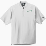 Pine Cobble Pine Cobble New Era Men's Cage Short Sleeve 1/4-Zip Jacket Front Thumbnail