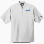 COLUMBUS COMMUNITY HIGH SCHOOL WILDCATS <span class="pdp-name-mascot">COLUMBUS WILDCATS</span> New Era Men's Cage Short Sleeve 1/4-Zip Jacket Front Thumbnail