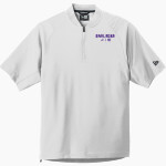 ONALASKA HIGH SCHOOL HILLTOPPERS <span class="pdp-name-mascot">ONALASKA HILLTOPPERS</span> New Era Men's Cage Short Sleeve 1/4-Zip Jacket Front Thumbnail