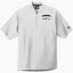 Wisconsin Heights High School Vanguards <span class="pdp-name-mascot">Wisconsin Heights High School</span> New Era Men's Cage Short Sleeve 1/4-Zip Jacket Front Thumbnail