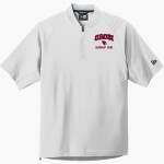 OROSI HIGH SCHOOL CARDINALS <span class="pdp-name-mascot">OROSI CARDINALS</span> New Era Men's Cage Short Sleeve 1/4-Zip Jacket Front Thumbnail