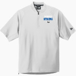 Porter Pandas official sideline store <span class="pdp-name-mascot">Porter Elementary School Pandas</span> New Era Men's Cage Short Sleeve 1/4-Zip Jacket Front Thumbnail